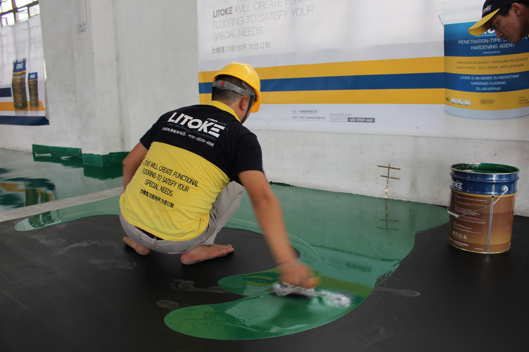 力特克環(huán)氧樹(shù)脂防靜電面涂地坪漆